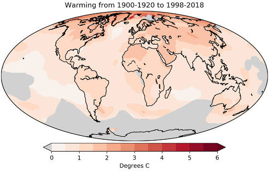 Global Warming Varies Greatly Depending Where You Live