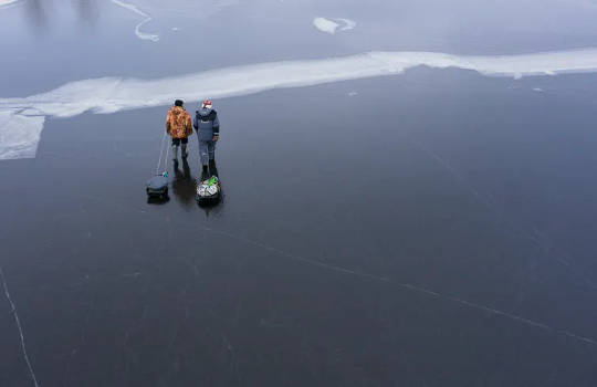 Take Caution: Winter Drownings May Increase As Ice Thins With Climate Change