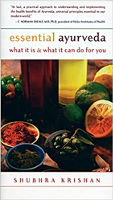 book cover: Essential Ayurveda: What It Is and What It Can Do for You by Shubhra Krishan.