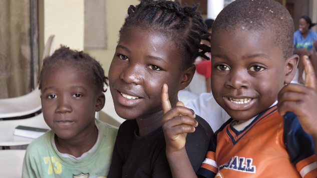 children in Haiti