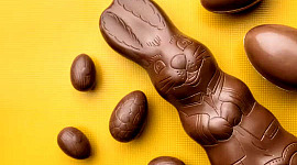 chocolate in the form of an Easter bunny and more